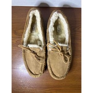 UGG Men's Olsen Slipper Shoes, Chestnut, Size 9 1003390